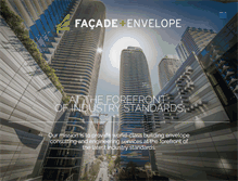 Tablet Screenshot of facadenvelope.com